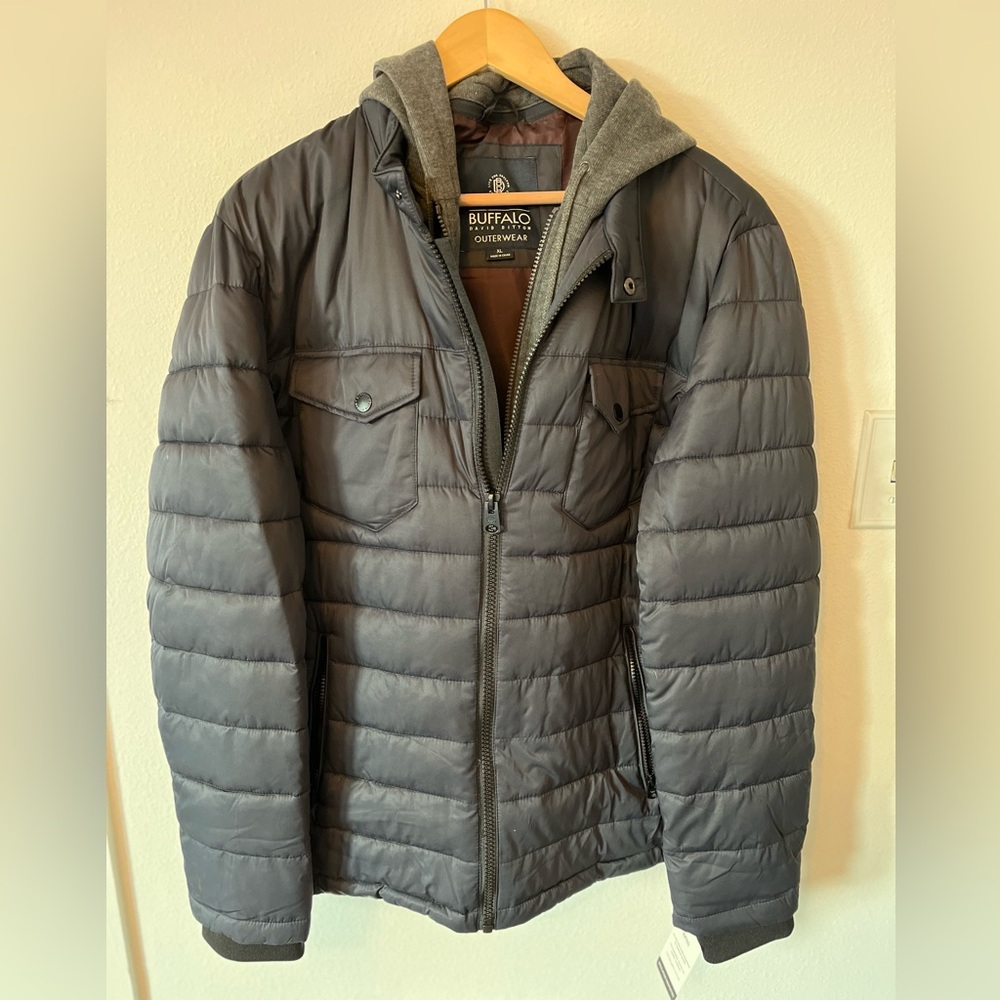 🎈Price drop! Men’s XL Buffalo David Bitton Outerwear insulated black jacket.
